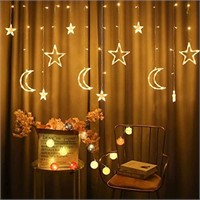Christmas Lights,Ramadan Lights138 LED Star and