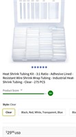 Heat Shrink Tubing Kit - 3:1 Ratio - Adhesive
