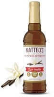 Matteo’s sugar free coffee syrup - vanilla 750ml