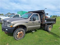 '04 Ford F450 V10/AT, 4WD Dump Truck, Snow Plow