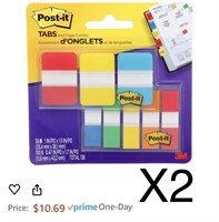 X2 Post-it Tabs and Post-it Flags Combo Pack, 36