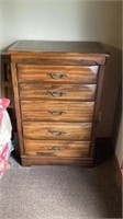 5 Drawer Wood Dresser 17x30x46 in Tall Matches