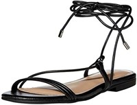 The Drop Women's Samantha Flat Strappy Lace-Up