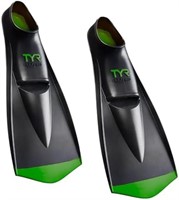 TYR Flex Fins 2.0, Black/Green, X-Small