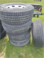 Set of (5) 265/70 R16 Tires & Wheels