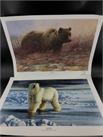 2 Pieces of Alaskan artwork, poster style not fram