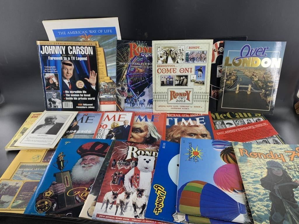 Collection of vintage magazines