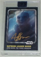 Star Wars Archives Andy Serkis Snoke Autograph /26