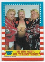 1987 Topps WWF card #12 Dino Bravo The Hammer ++