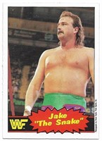 Jake The Snake 1985 O-Pee-Chee WWF card #33