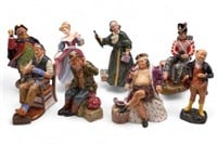 Lot of 8 Royal Doulton Figurines.