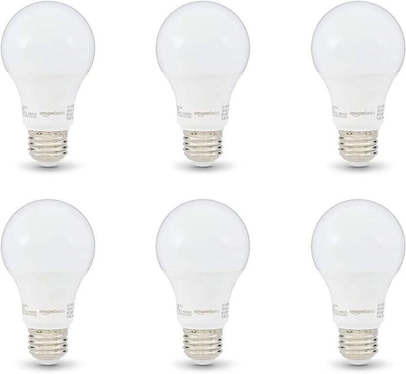 Basics A19 LED Light Bulb, 40 Watt Equivalent,