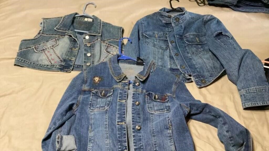 2 Denim Jackets and Vest Younique Miss Lili and