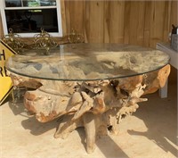 Root Table glass top