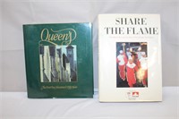 Coffee Table books, Share The Flame and Queen's