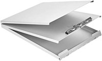 Basics Aluminum Storage Clipboard, 12.5" x 9",