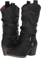 New Rocket Dog Women's Sidestep Boots 8.5 Black