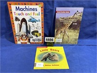 PB Books, Little Bears, The Giraffe, Machines