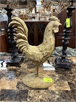 CARVED STYLE ROOSTER FRAME