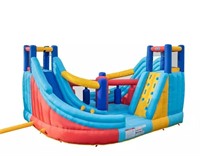 My 1st Waterslide - Obstacle Course Water Park