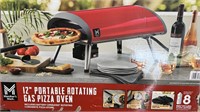 12" Portable Rotating Gas Pizza Oven