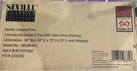 Ultra Durable 5-Tier NSF Steel Wire Shelving