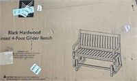 Member's Mark Painted Wood Glider Bench - Black