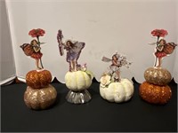 Fairy Pumpkin Figurines