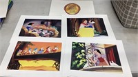 Disney Snow White lithographs