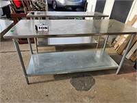 Stainless Steel Table 72x30x36