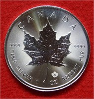 2020 Canada $5 Maple Leaf 1 Ounce Silver