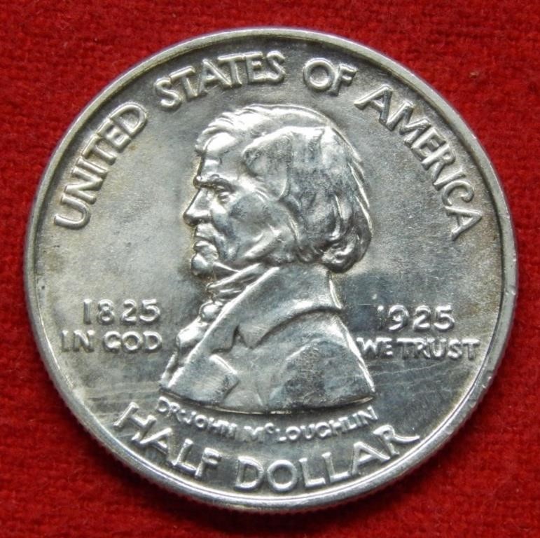 1925 Fort Vancouver Silver Commem Half Dollar