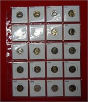 (20) Jefferson Nickels Proof