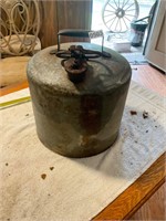 Vintage metal eagle gas can