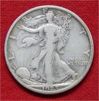 1923 S Walking Liberty Silver Half Dollar