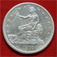 1877 S Trade Silver Dollar