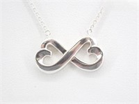 Tiffany & Co. Double Loving Heart Necklace