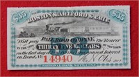 1894 Boston Hartford & Erie $35 Bond
