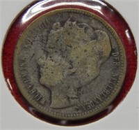 1900 Netherlands Silver 1/4 Gulden