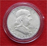 1961 Franklin Silver Half Dollar