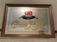 Large crown royal mirror 40” x 28”