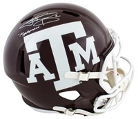 Autographed Johnny Manziel Texas A&M Helmet