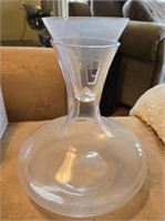 Vintage Hand Blown Glass Wine Decanter/Aerator