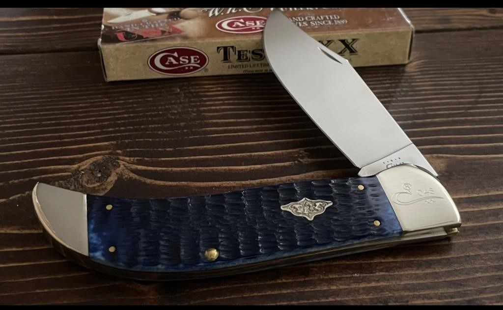 Case XX 6172 Clasp Blue Pocket Knife