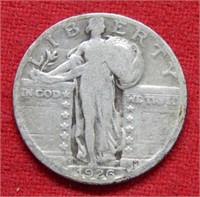 1926 S Standing Liberty Silver Quarter