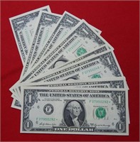 (20) $1 Federal Reserve Star Notes - Crisp