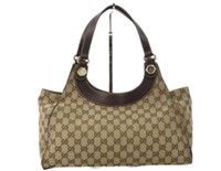 Gucci Brown Monogram Handbag