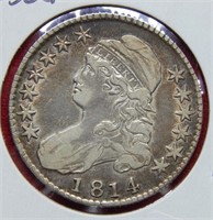 1814 Bust Silver Half Dollar