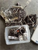 Huge pile of miscellaneous electrical extension