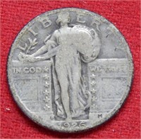 1926 D Standing Liberty Silver Quarter